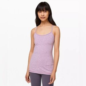 Lululemon Lavender Power Y Tank Top Size: 10